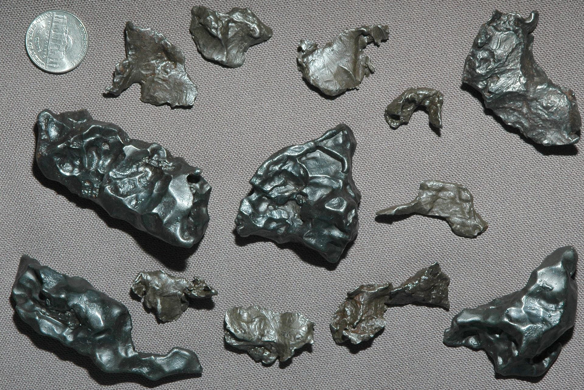 fragments of meteorite Sikhote-Alin