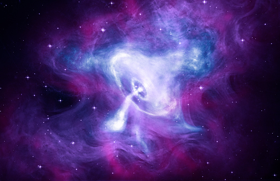 An image of a nebula in space.