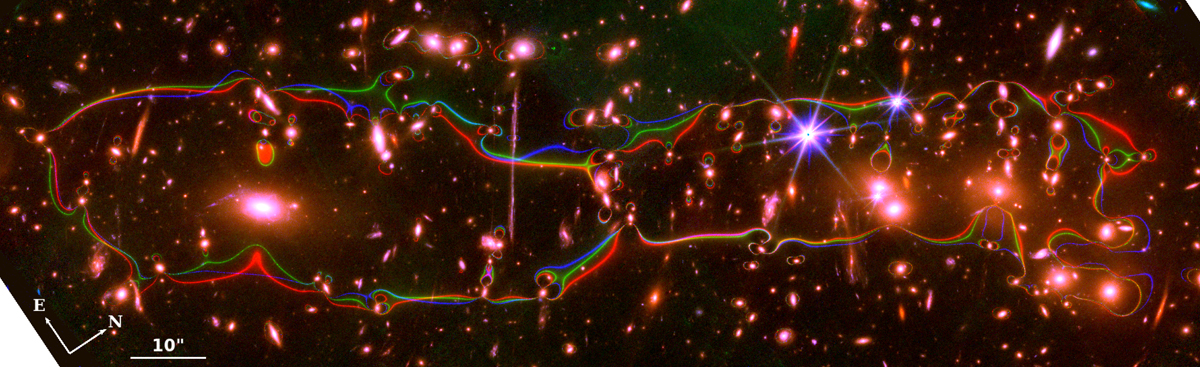 El Gordo JWST Hubble lensing map