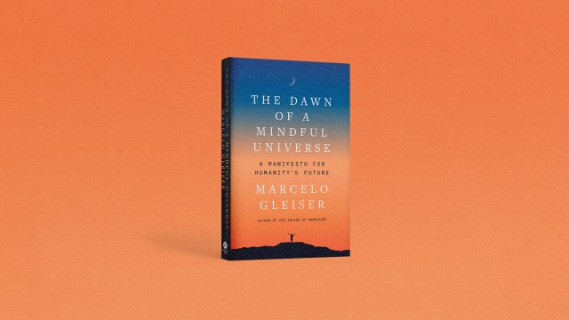 The book cover 'the down and out universe' explores biocentrism on an orange background.