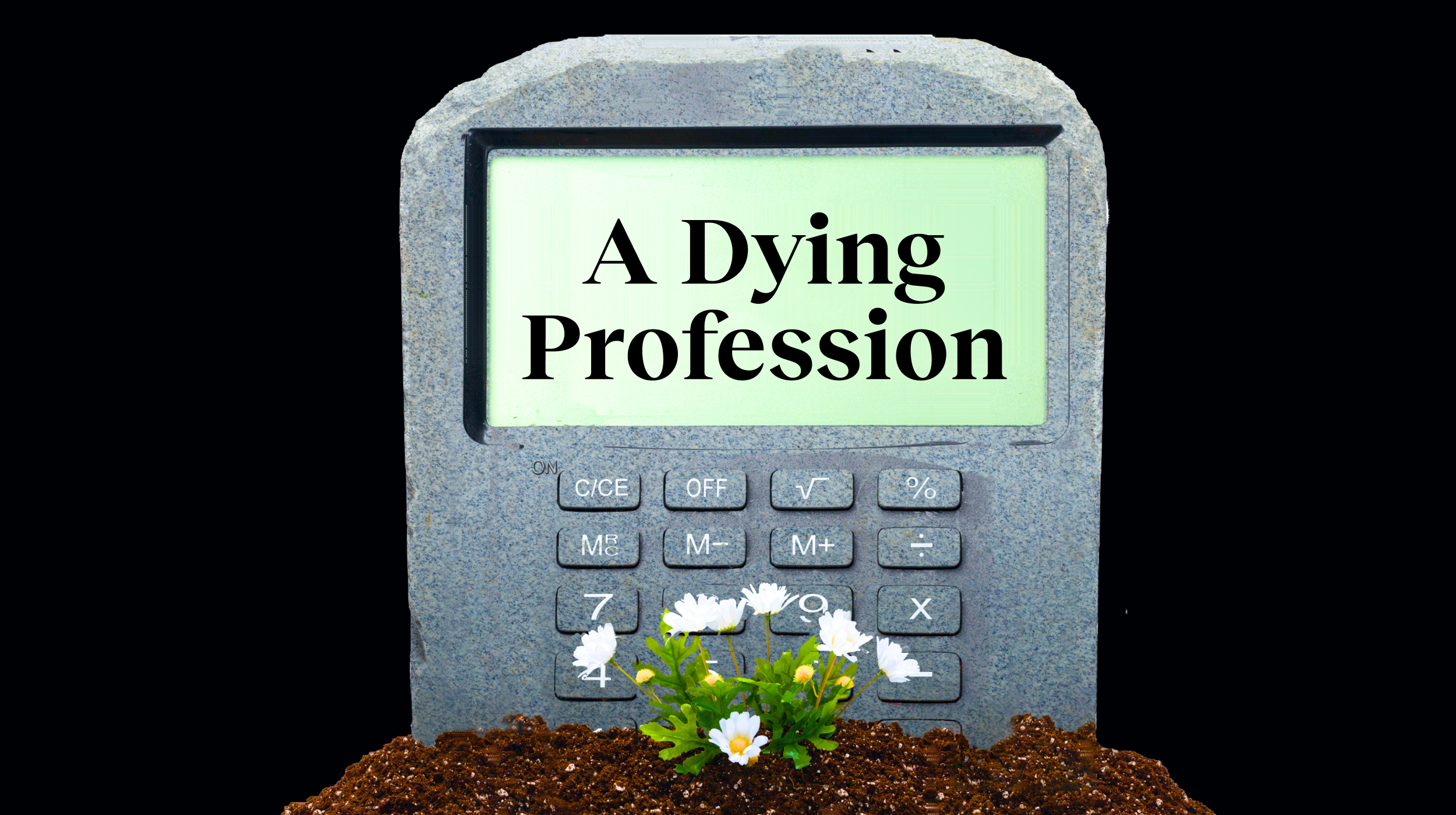 The cover of a dying profession.