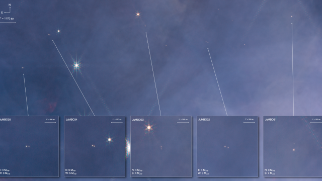 JuMBOs planet mass orion nebula JWST nircam