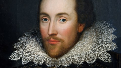 A portrait of Shakespeare, one of the greatest literary leaders in history.