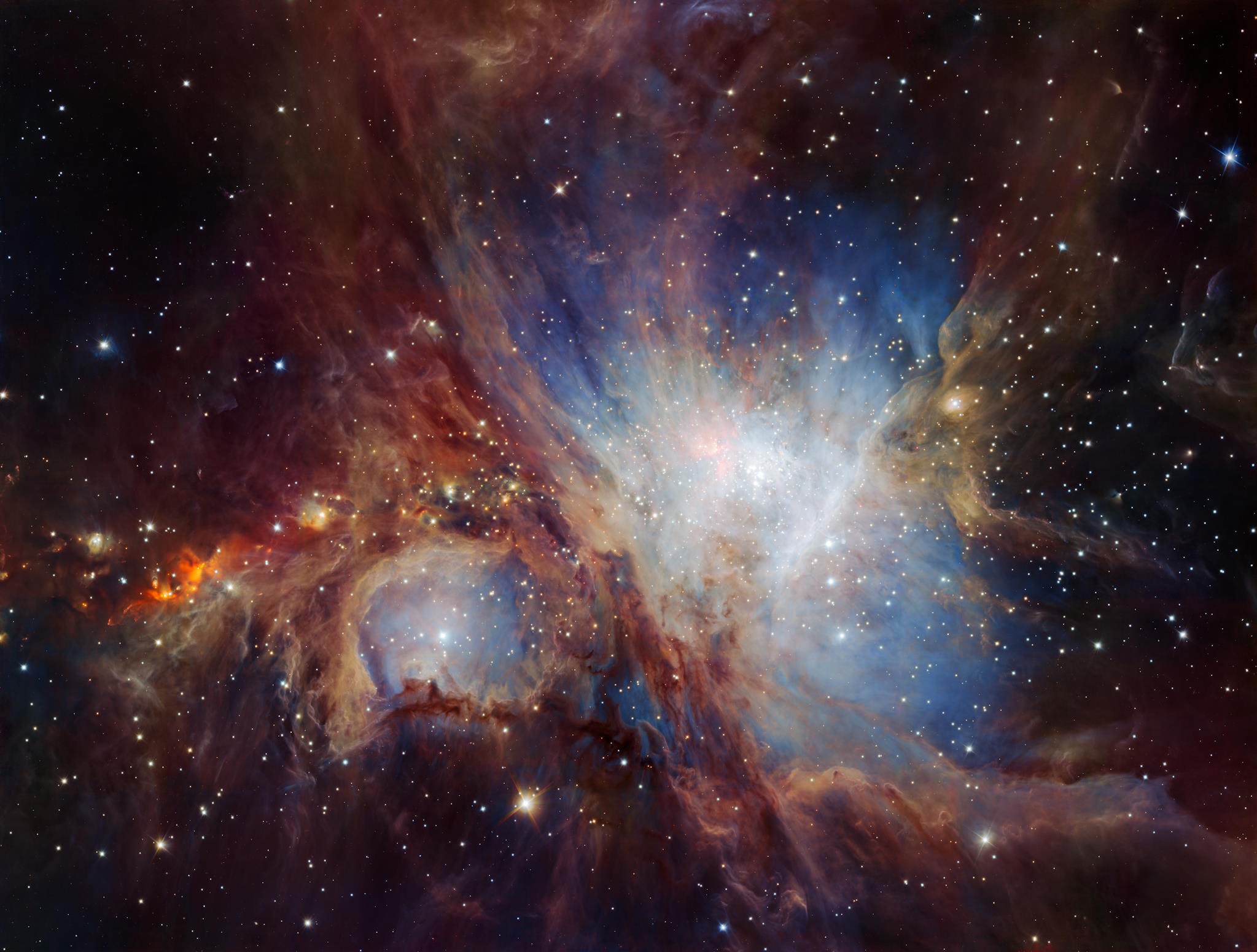 The Orion Nebula ESO HAWK-I infrared ground