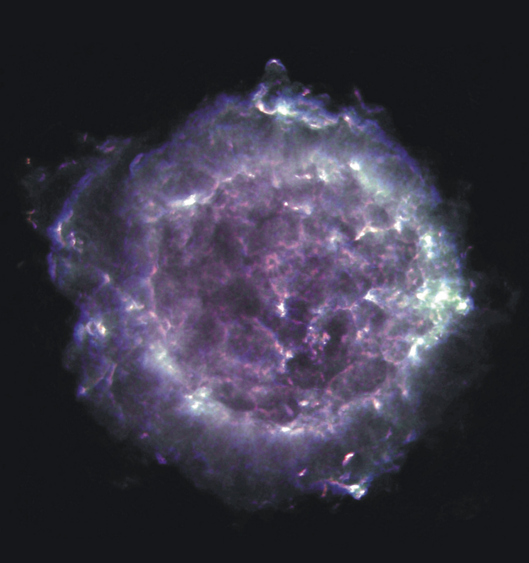 Casiopea: un remanente de supernova de radio