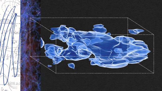 An visualization of dark matter across the universe