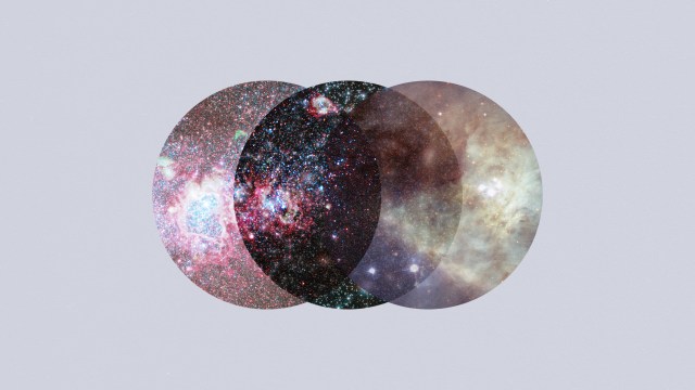Nasa's nebulas and galaxies - exploring parallel universes.