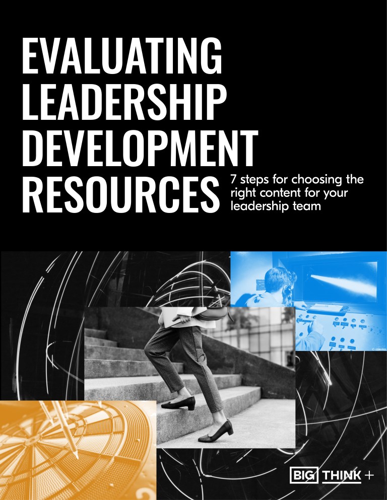 Evaluating leadership development resources.