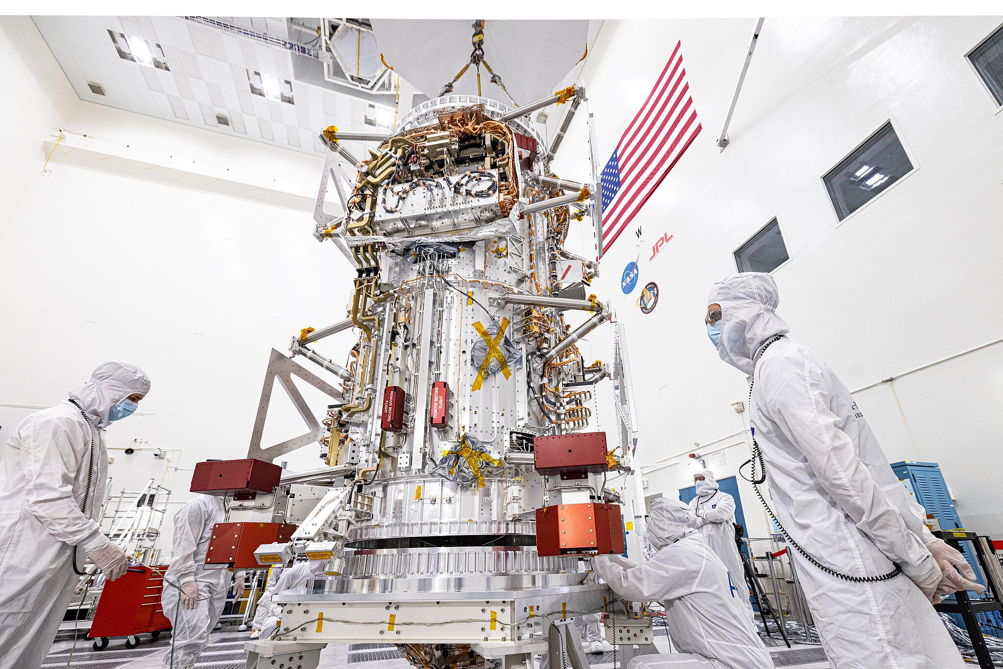 Nasa's nasa spacecraft assembly facility.