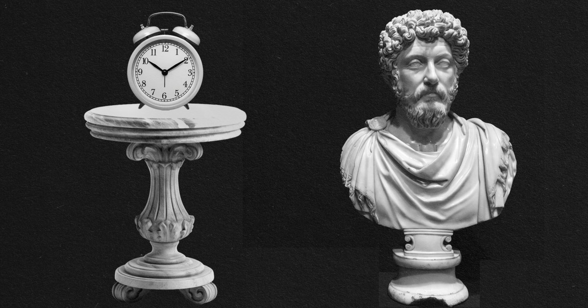 Do you struggle getting out of bed in the morning? Marcus Aurelius can help