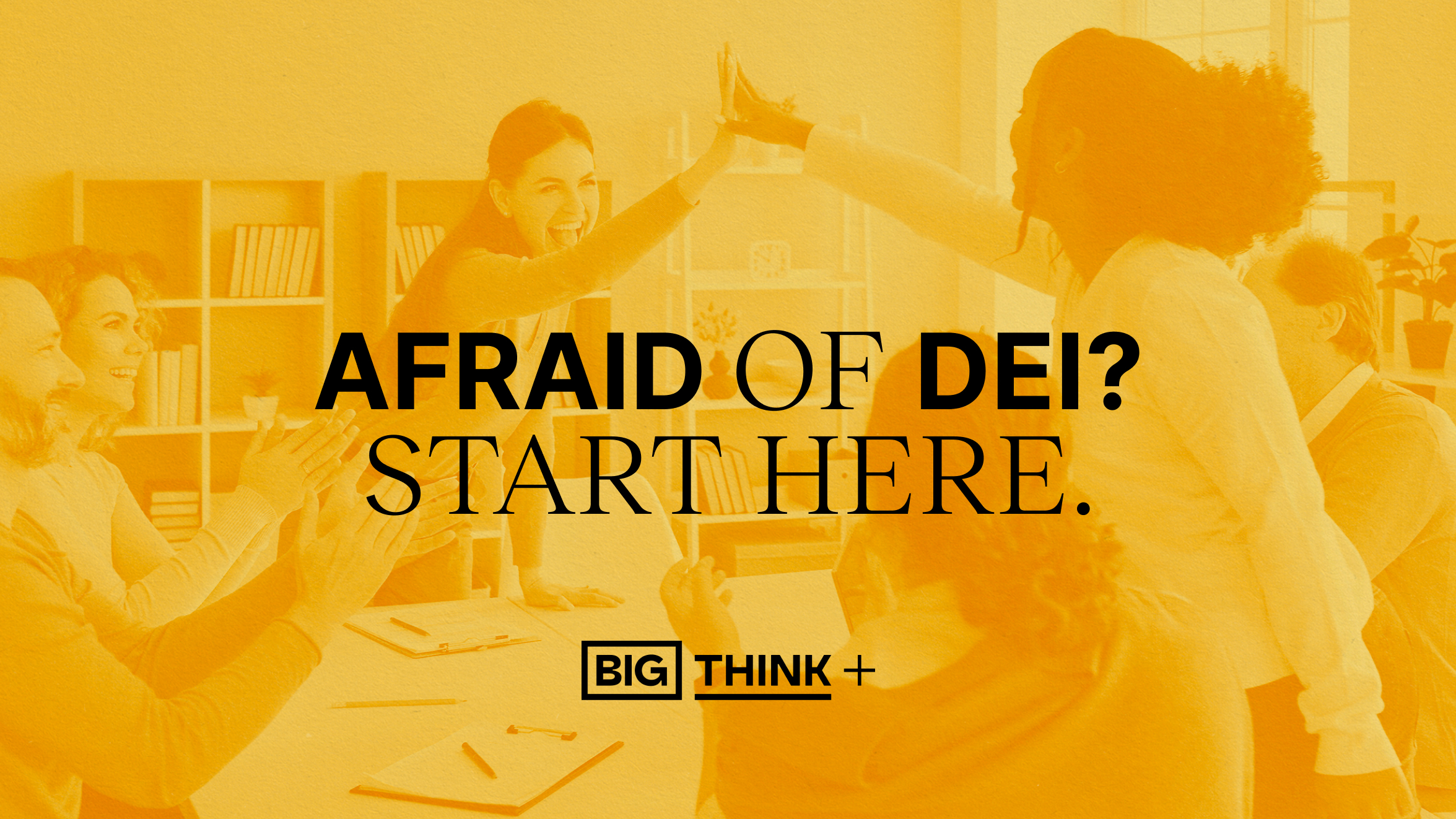 Afraid of DEI? Start here. Event cover image.