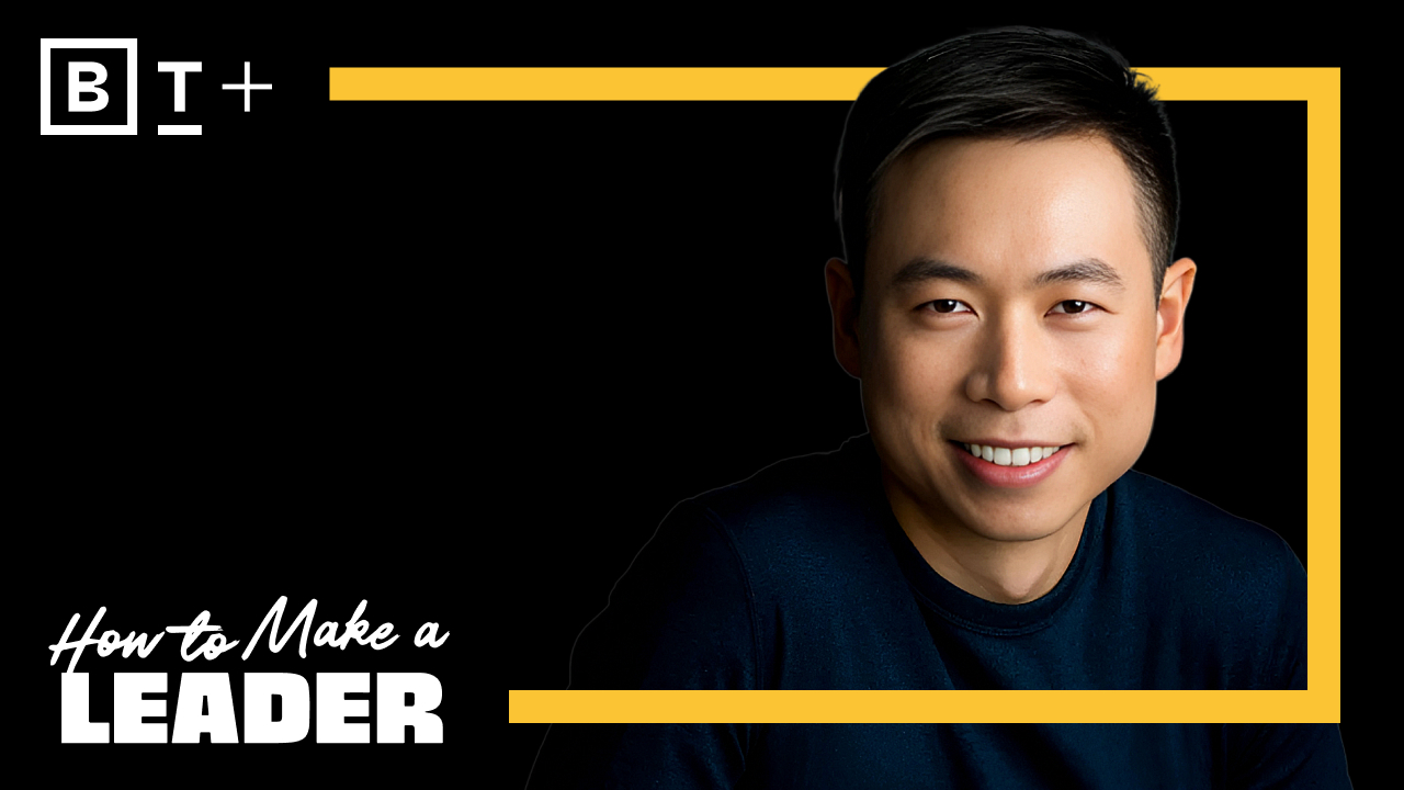 Gorick Ng smiling in podcast cover picture