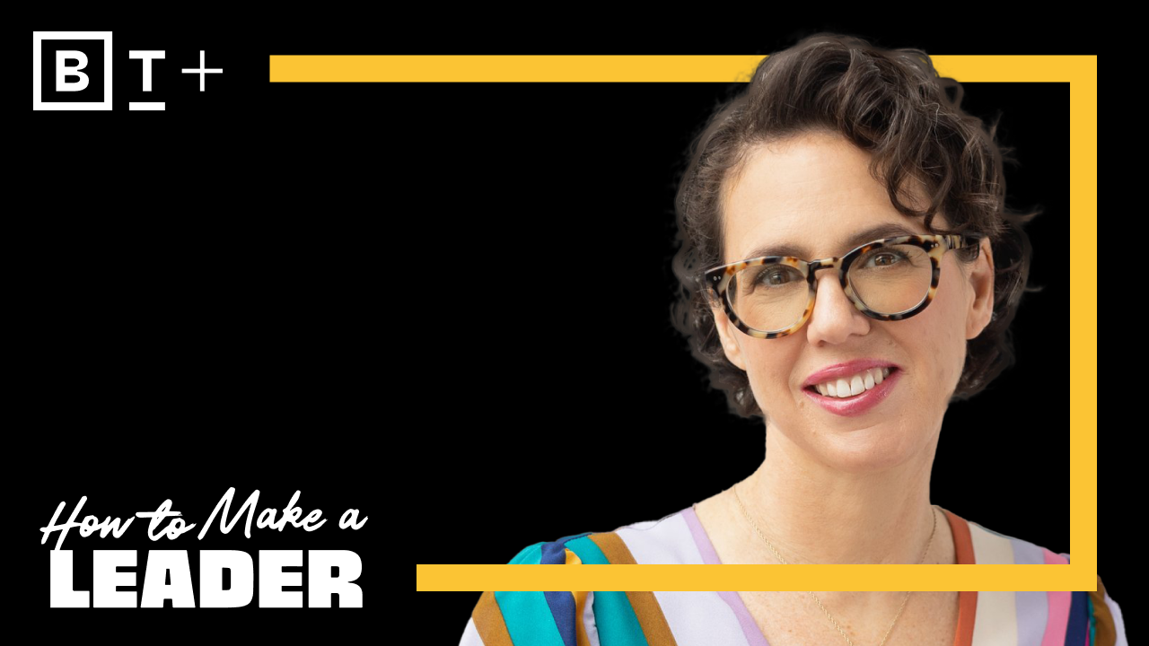 Amy Gallo smiles on cover photo of How to Make a Leader